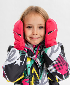 Варежки с утеплителем розовые Button Blue (12)
