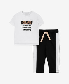 Пижама спортивного стиля с принтом для мальчика Gulliver (86-92)