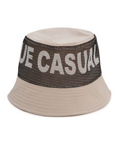 Панама с принтом бежевая детская Button Blue (52-54)