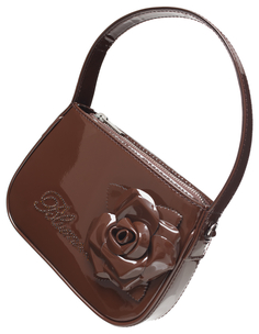 Сумка Borsa mini из лакированной кожи Blumarine