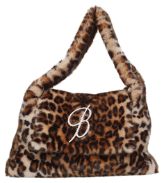 Леопардовая сумка из искуственного меха Blumarine