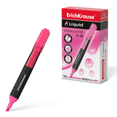 Текстмаркер с жидкими чернилами Erich Krause Liquid H-30 розовый