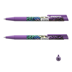 Ручка шариковая Erich Krause ColorTouch Purple Python синяя