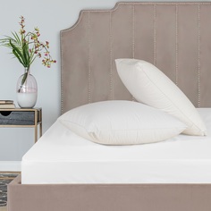 Простыня на резинке Dome Лорено 140х200+25 см Белый