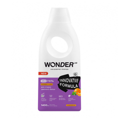 Гель для стирки Wonder Lab с ароматом мандарина и мяты, эко, для цветного, 1.4 л
