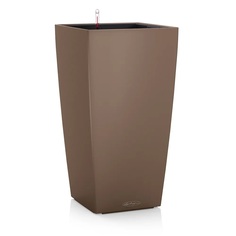 Кашпо с автополивом Lechuza Cubico 30 см серо-коричневый