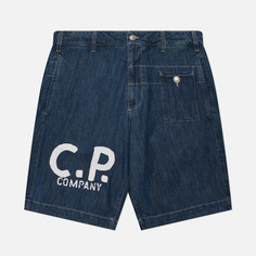 Мужские шорты C.P. Company Blu Utility, цвет синий, размер 46
