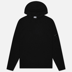 Мужской свитер C.P. Company Melange Knitwear Hoodie, цвет чёрный, размер 46