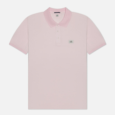 Мужское поло C.P. Company 70/2 Mercerized Jersey, цвет розовый, размер S