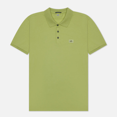 Мужское поло C.P. Company 70/2 Mercerized Jersey, цвет зелёный, размер S