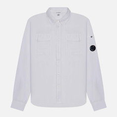 Мужская рубашка C.P. Company Linen Pocket, цвет белый, размер S