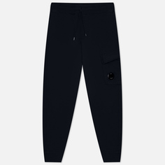 Мужские брюки C.P. Company Cotton Diagonal Fleece Cargo Garment Dyed, цвет синий, размер S