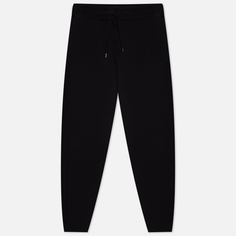 Мужские брюки C.P. Company Cotton Diagonal Fleece Garment Dyed, цвет чёрный, размер S