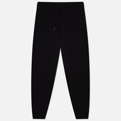 Мужские брюки C.P. Company Cotton Diagonal Fleece Garment Dyed, цвет чёрный, размер S