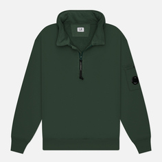 Мужская толстовка C.P. Company Cotton Fleece Zipped, цвет зелёный, размер S