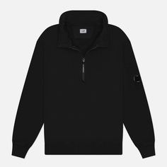 Мужская толстовка C.P. Company Cotton Fleece Zipped, цвет чёрный, размер S