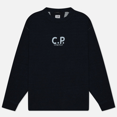 Мужская толстовка C.P. Company Indigo Fleece, цвет синий, размер S