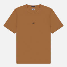 Мужская футболка C.P. Company 70/2 Mercerized Jersey Logo, цвет оранжевый, размер S