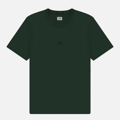 Мужская футболка C.P. Company 70/2 Mercerized Jersey Logo, цвет зелёный, размер S