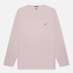 Мужской лонгслив C.P. Company 70/2 Mercerized Jersey Crew Neck, цвет розовый, размер S