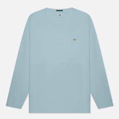 Мужской лонгслив C.P. Company 70/2 Mercerized Jersey Crew Neck, цвет голубой, размер S