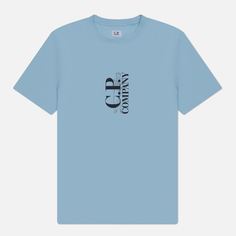 Мужская футболка C.P. Company 30/1 Jersey British Sailor Graphic, цвет голубой, размер S