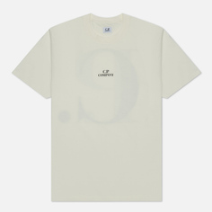 Мужская футболка C.P. Company 30/1 Jersey Graphic, цвет белый, размер S