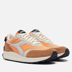 Мужские кроссовки Diadora Race Suede SW, цвет оранжевый, размер 40.5 EU