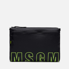 Сумка MSGM Signature Crossbody, цвет чёрный