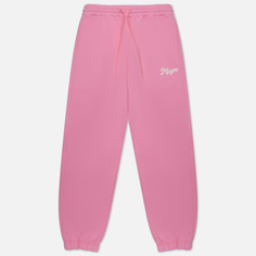 Женские брюки MSGM Small Print, цвет розовый, размер XS