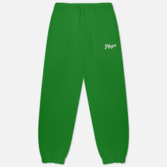 Женские брюки MSGM Small Print, цвет зелёный, размер XS