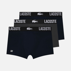Комплект мужских трусов Lacoste Underwear 3-Pack Classic Trunk, цвет комбинированный, размер S