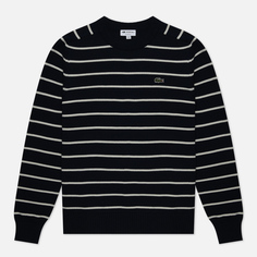 Мужской свитер Lacoste Core Striped Classic Fit, цвет синий, размер S