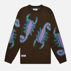 Мужской свитер Butter Goods Scorpion Knitted, цвет коричневый, размер S