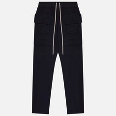 Мужские брюки Rick Owens DRKSHDW Lido Creatch Cargo Drawstring, цвет чёрный, размер S