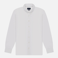 Мужская рубашка Hackett Melange Texture, цвет белый, размер S