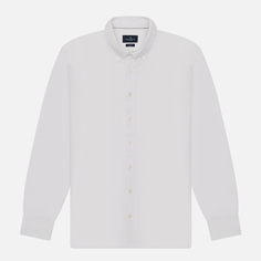 Мужская рубашка Hackett Melange Texture, цвет белый, размер S