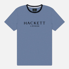Мужская футболка Hackett Heritage Classic, цвет голубой, размер S