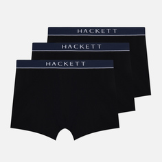 Комплект мужских трусов Hackett Core 3-Pack, цвет чёрный, размер S