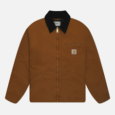 Мужская демисезонная куртка Carhartt WIP OG Detroit, цвет коричневый, размер S