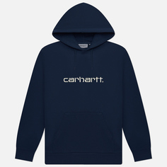 Мужская толстовка Carhartt WIP Hooded Carhartt, цвет синий, размер L