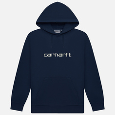 Мужская толстовка Carhartt WIP Hooded Carhartt, цвет синий, размер L