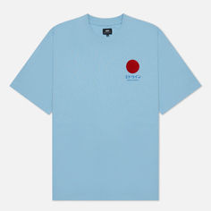 Мужская футболка Edwin Japanese Sun Supply, цвет голубой, размер S
