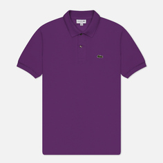 Мужское поло Lacoste L.12.12 Classic Fit, цвет фиолетовый, размер S