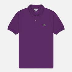 Мужское поло Lacoste L.12.12 Classic Fit, цвет фиолетовый, размер S