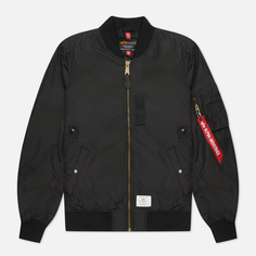 Мужская куртка бомбер Alpha Industries L-2B Skymaster Gen II, цвет чёрный, размер S