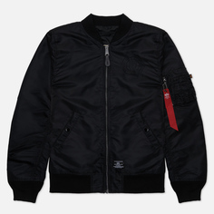 Мужская куртка бомбер Alpha Industries L-2B Bloodchit Gen II Flight, цвет чёрный, размер L