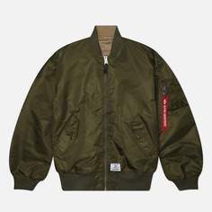 Мужская куртка бомбер Alpha Industries L-2B Mod Gen II Flight, цвет оливковый, размер S