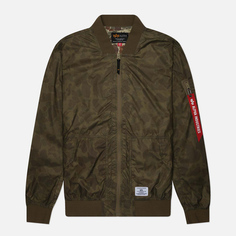 Мужская куртка бомбер Alpha Industries L-2B Packaway Flight, цвет оливковый, размер S