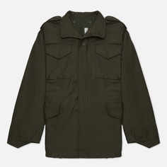 Мужская демисезонная куртка Alpha Industries M-65 Field Coat, цвет оливковый, размер XXL